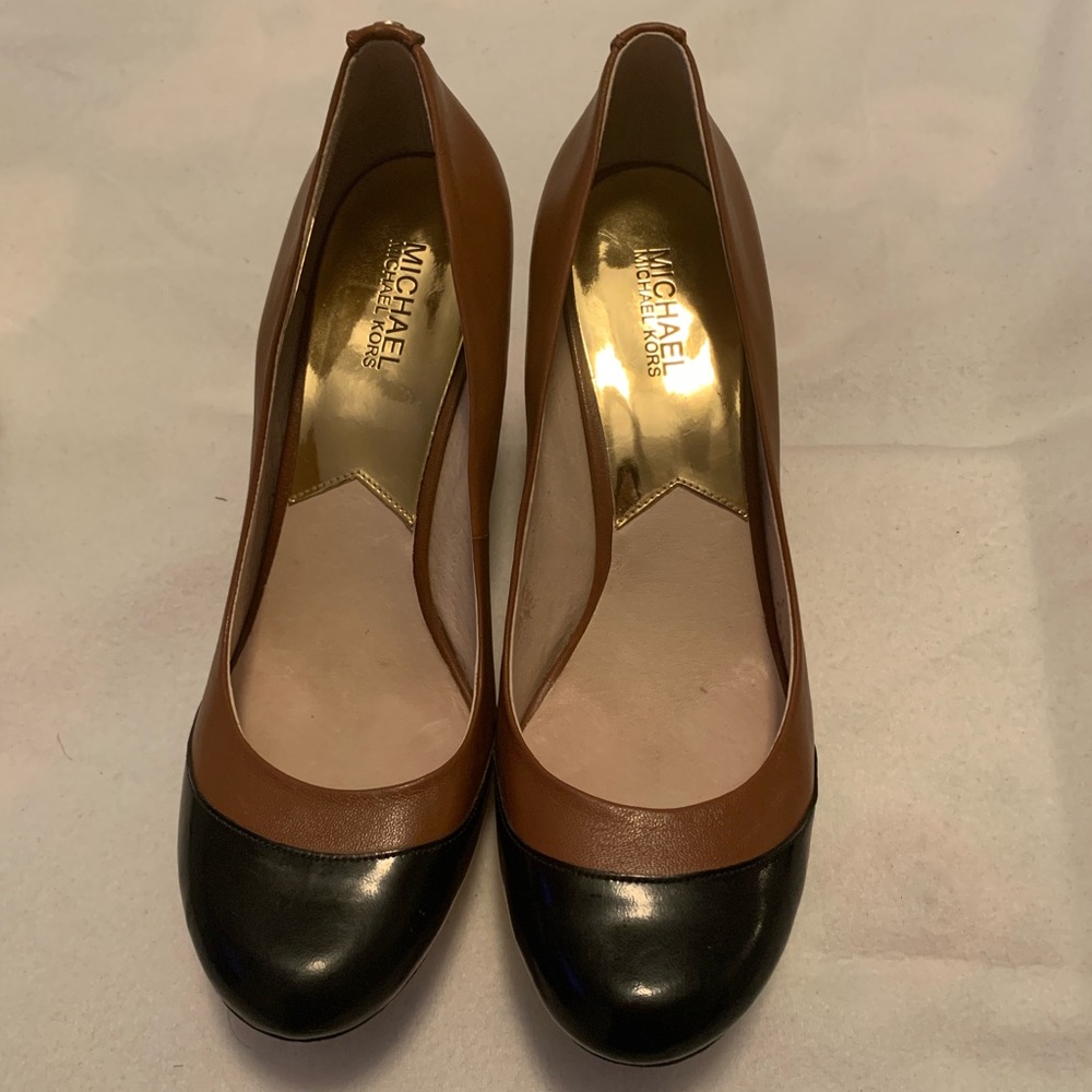 MICHAEL Michael Kors Brown and Black Heels Size 11